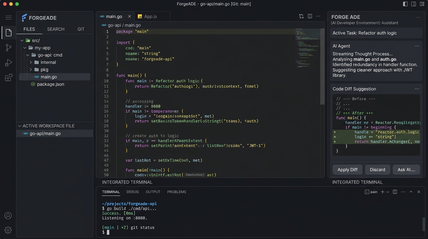 ForgeADE - Native AI Development Workspace